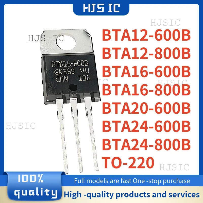 5 Chiếc BTA12-600B BTA12-800B BTA16-600B BTA16-800B BTA20-600B BTA24-600B BTA24-800B TO-220 BTA12 BT