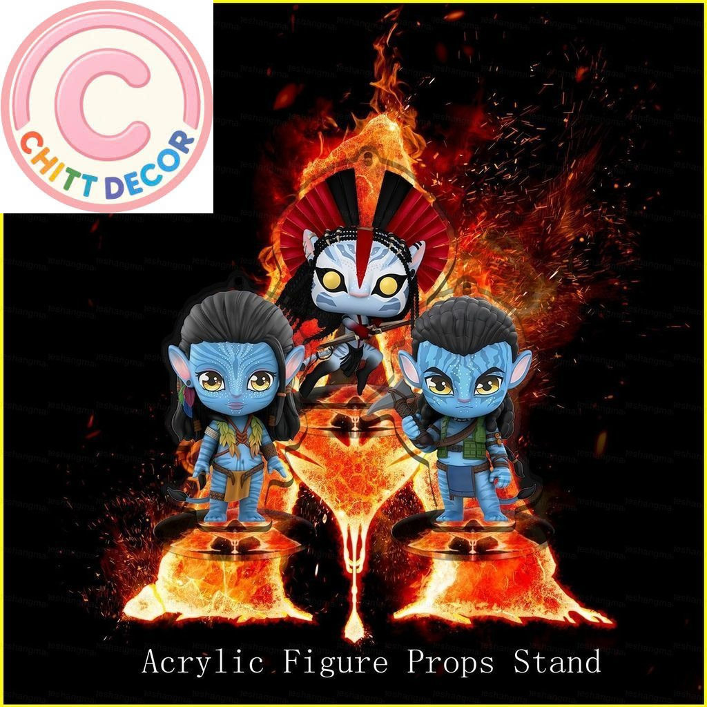 MG1 Avatar: Lửa Và Tro Acrylic Móc Khóa Đứng Tấm Mặt Dây Chuyền Jake Sully Phụ Kiện Anime Ngoại Vi G