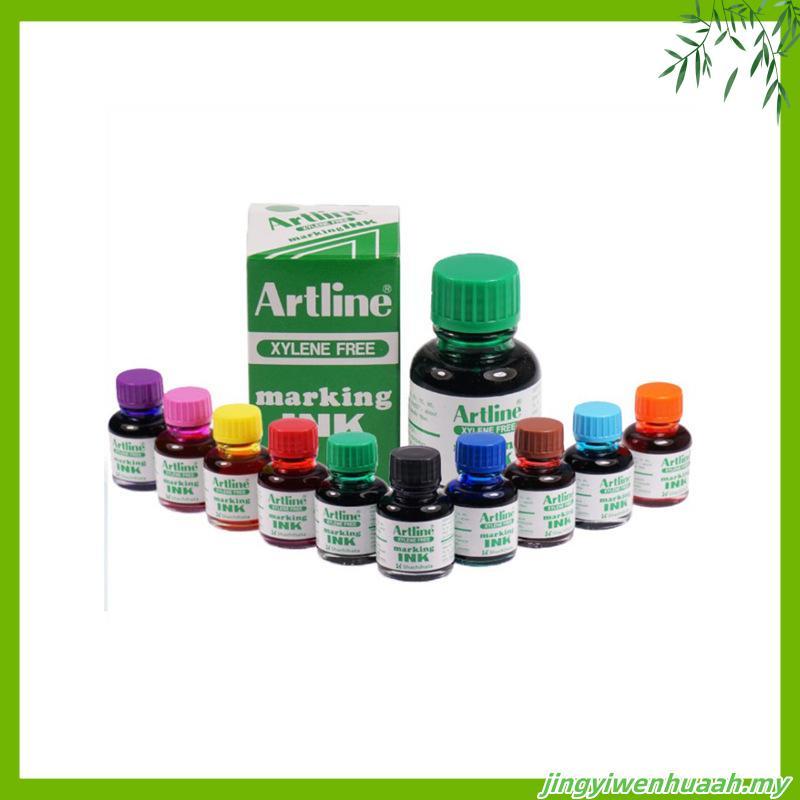 (MR.DIY) Refill Bút đánh dấu vĩnh viễn Artline Black (500ml)