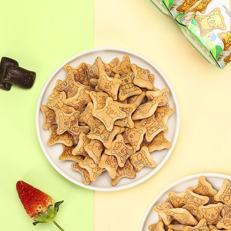 Lotte Nhập Khẩu Từ Nhật Bản Zero Lotte Food Chocolate Làm Bánh Sandwich Gấu Bánh Quy Gấu Bánh Quy Kh