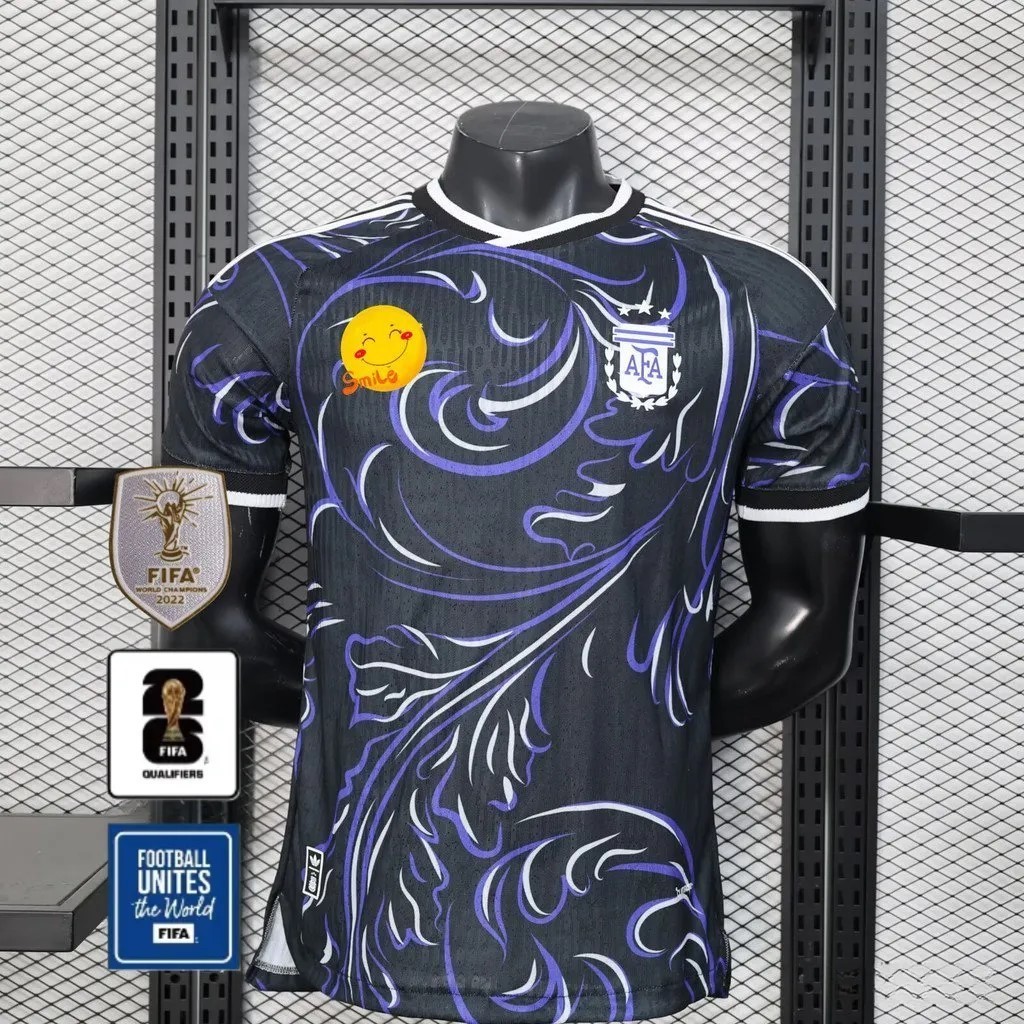 Áo thi đấu sân khách Argentina 26 / 27 。#MESSI S-3XL