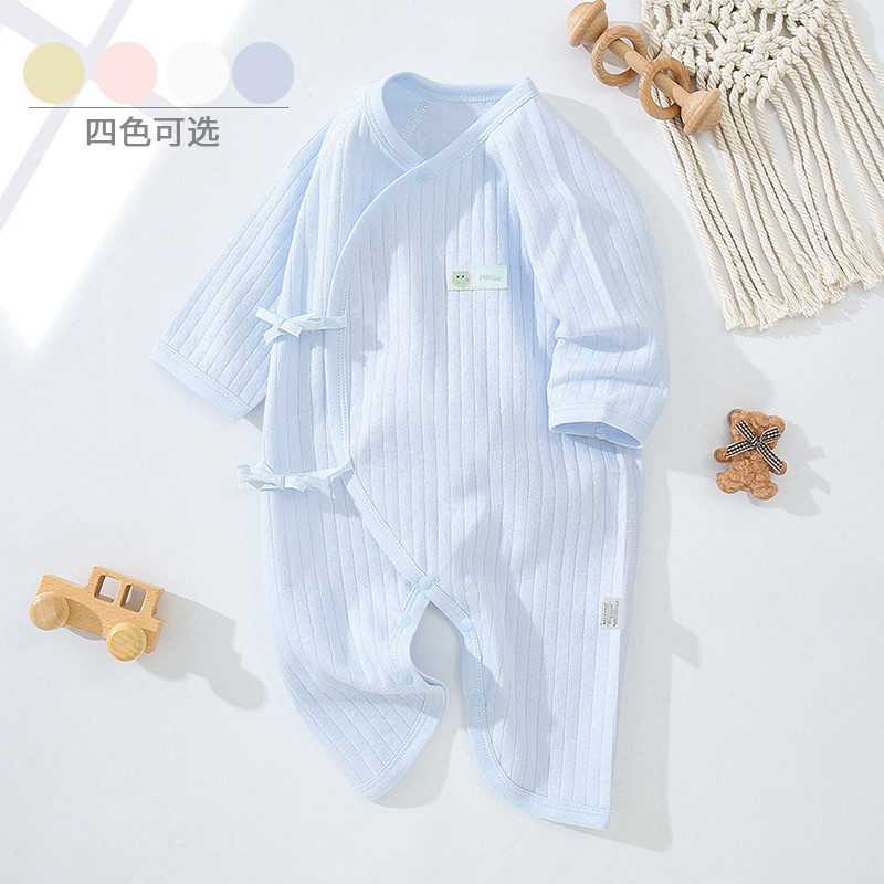 Baby Jumpsuit Newborn Clothes Pure Cotton Class A Boneless Romper Romper 0-June Male and Female Baby