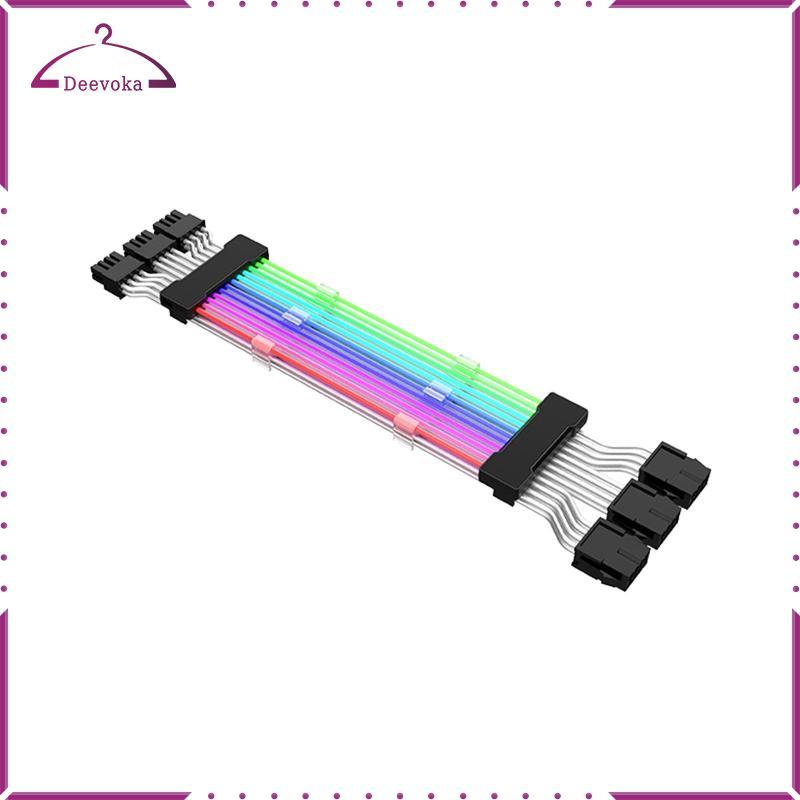 Cáp PCIe 24Pin 2x8Pin 3x8Pin 8 Pin RGB Cáp Nối Dài Cáp RGB Cho PC