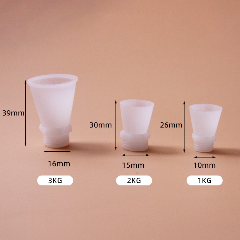 Bột khô Bình chữa cháy Phụ kiện Bình chữa cháy Vòi phun 1kg 2kg 3kg Vòi phun sừng nhựa * Gói 4 chiếc