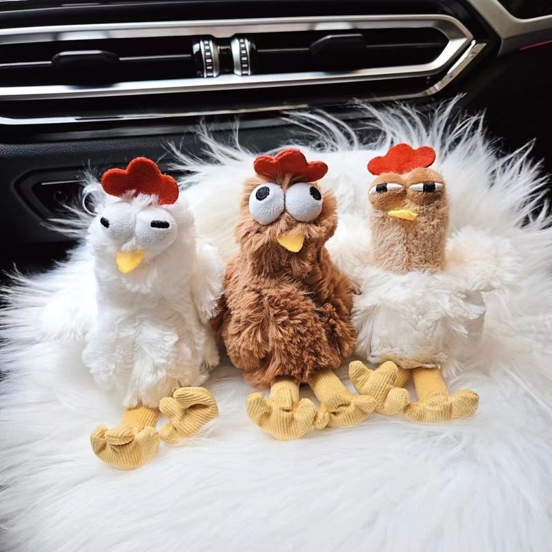 5ya Collect cute little lucky chicken eggs3855Creative and Super Popular Gift Series Plush Rad Three