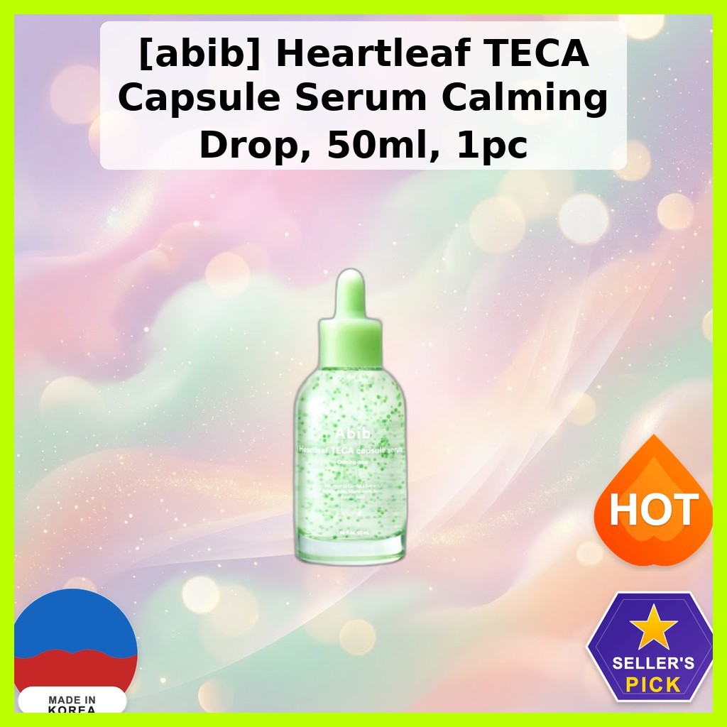 [abib] Heartleaf TECA Capsule Serum Calming Drop, 50ml, 1pc / Serum Hàn Quốc / Công thức nhẹ / Chính