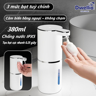 Máy rửa tay điện tự động cảm biến, dung tích 380ml, tạo bọt, 2 chế độ 3 mức, chống nước