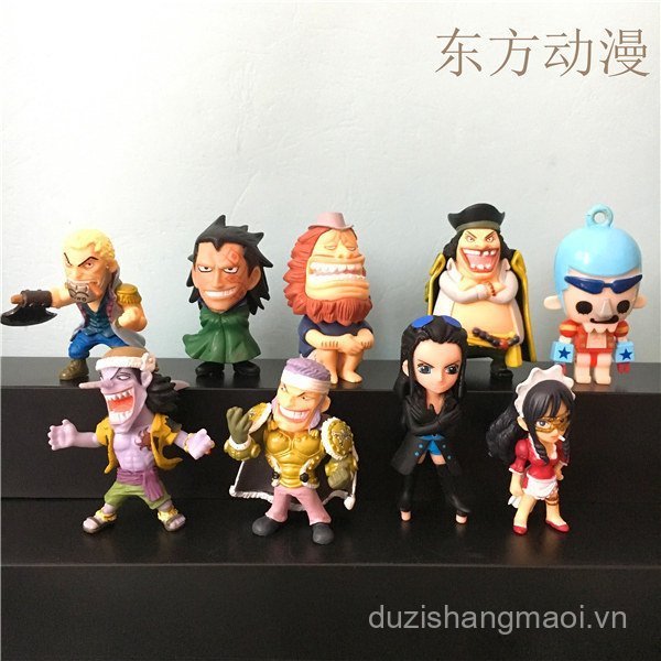 Số lượng lớn One Piece One Piece Q Phiên bản Luffy Sauron Chopper Trang trí ô tô Mô hình búp bê