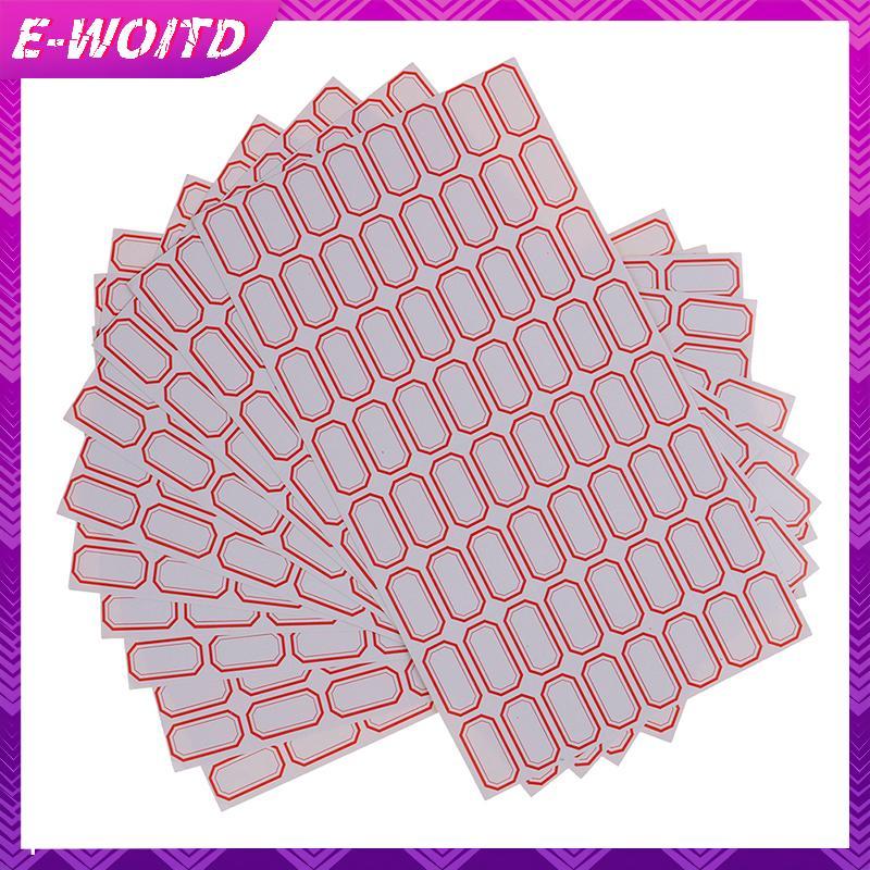 E-WOITD 10 tờ White Stier tự dính nhãn tên thẻ giá stier office E-WOITD