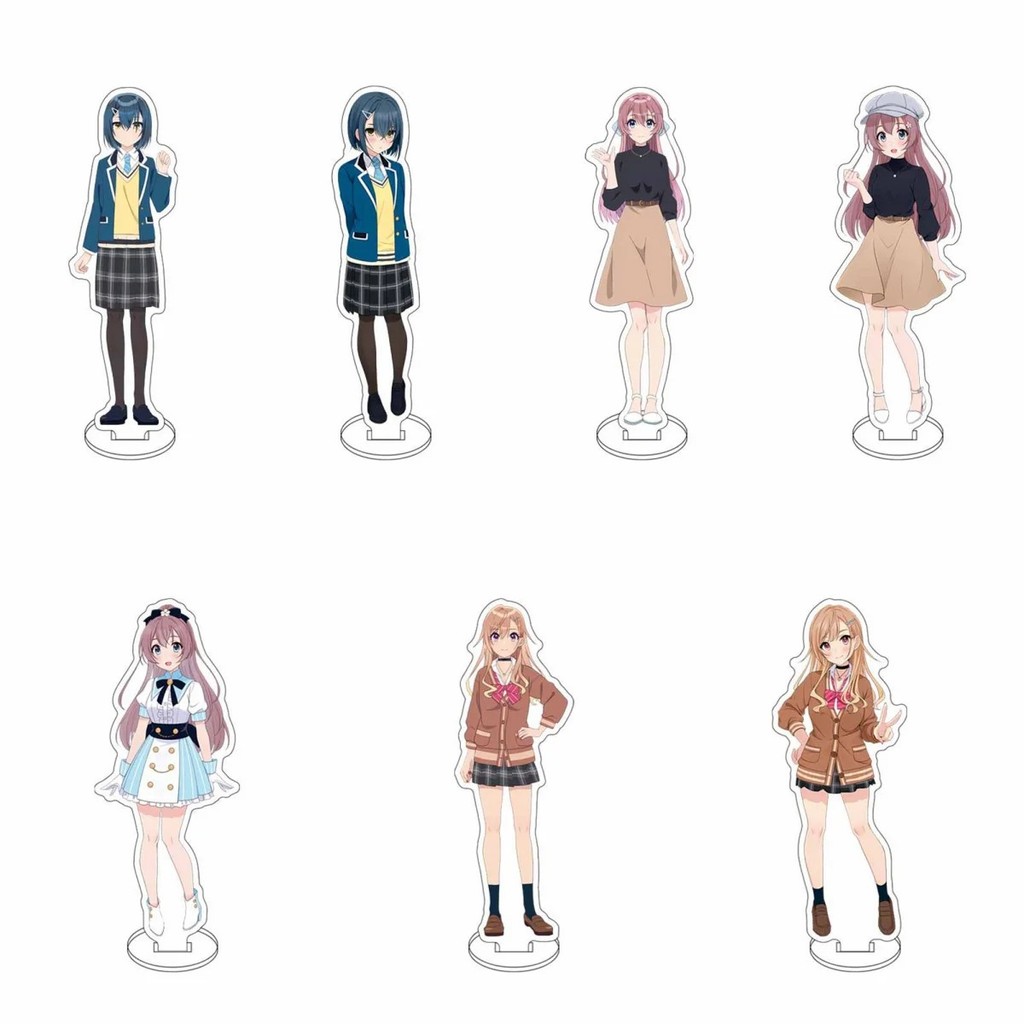 Standee Anime The Many Sides of Voice Actor Radio mô hình mica acrylic nhân vật decor bàn học quà tặ