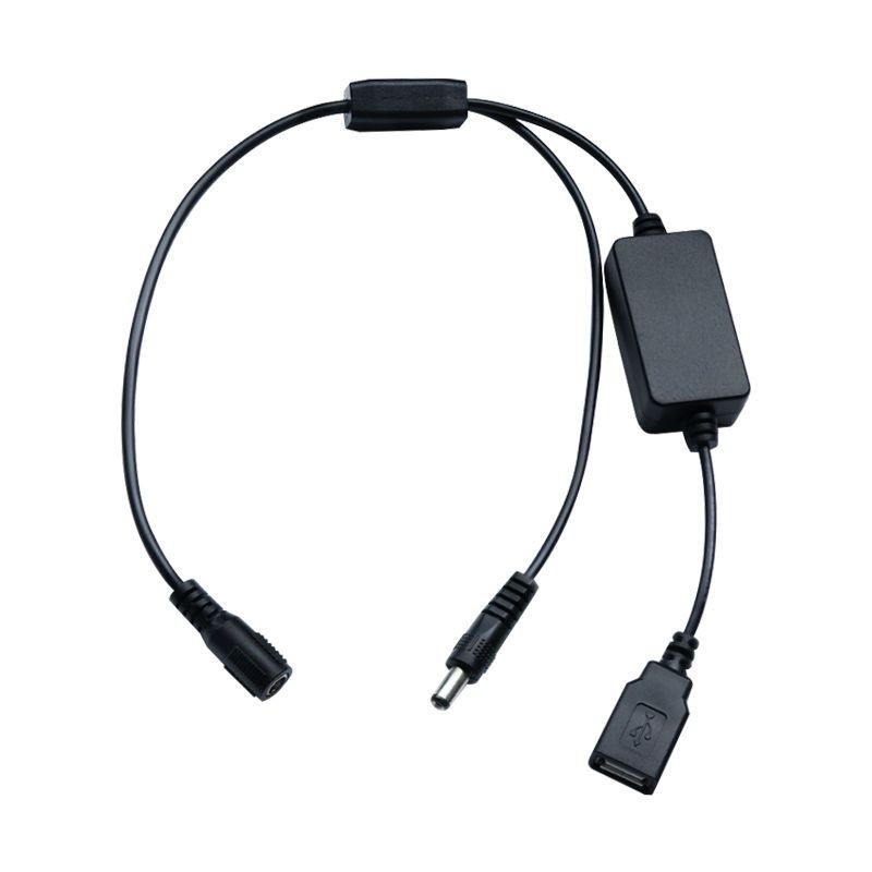 Kebaolong dc5521 đến dc5521 dây nguồn nam Kebaolong dc5521 nữ sang dc5521 dây nguồn nam usb nữ 12v đ
