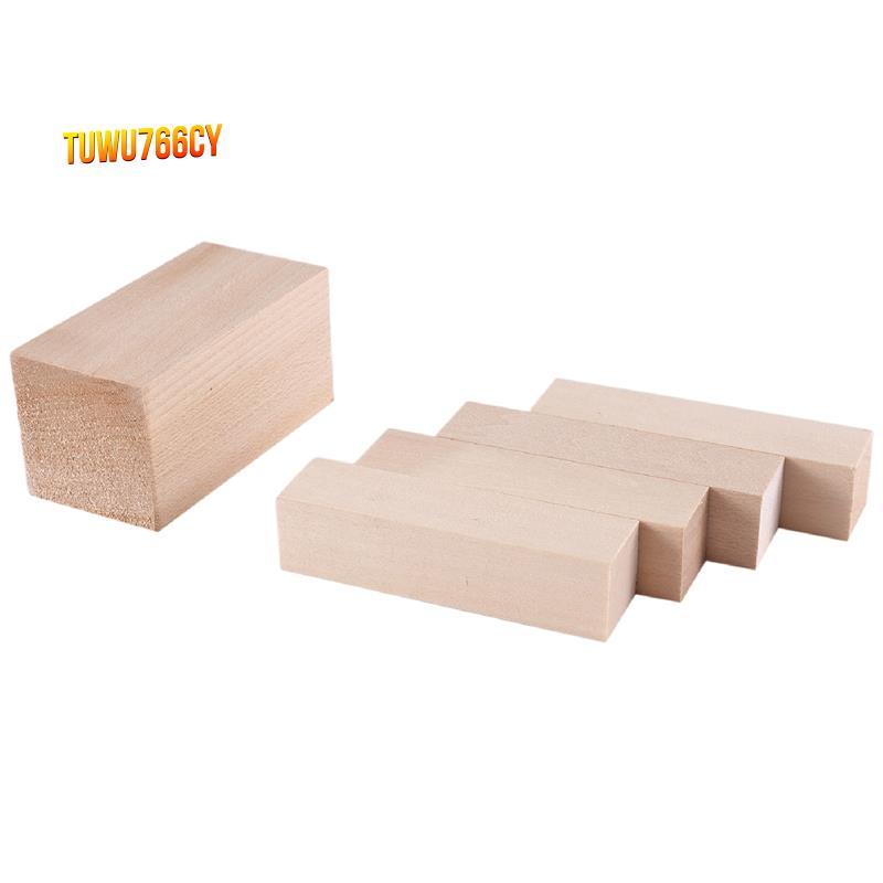 5 Chiếc Khắc Khối Gỗ Whittling Khối Gỗ Basswood Khắc Khối Chưa Hoàn Thành Bộ Để Khắc Người Mới Bắt Đ