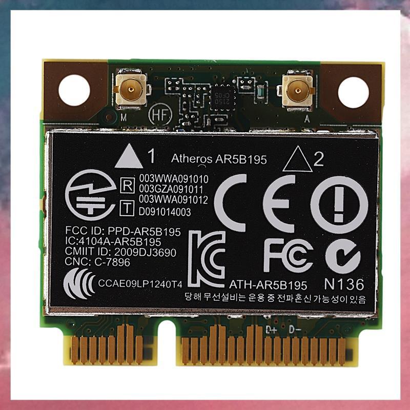 (X J B F) AR9285 AR5B195 150M + BT3.0 Thẻ không dây PCI-E nửa Mini SPS:593127-001 592775-001 cho 430