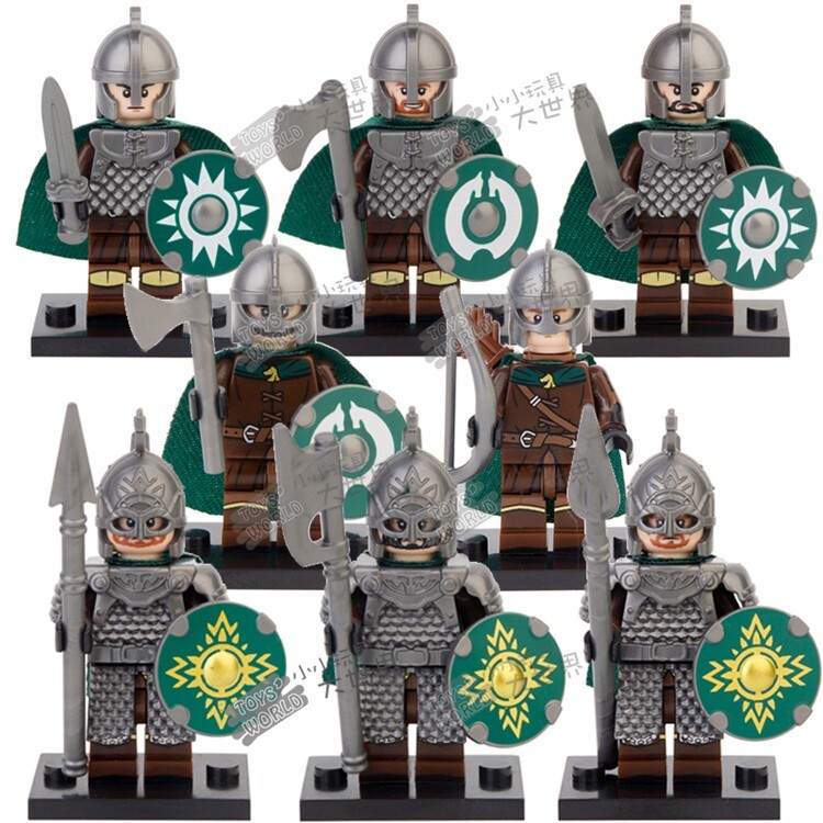 Corey KT1046 Nhẫn Ma Thuật Thời Trung Cổ King Lohan Kỵ Binh Bảo Vệ Lắp Ráp Khối Xây Dựng Đồ Chơi Min
