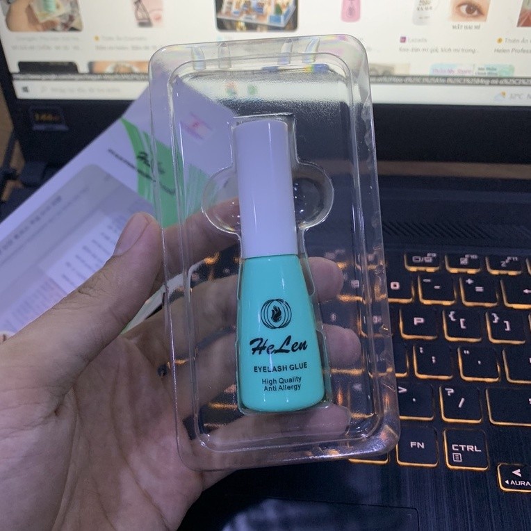 Keo dán mi Helen (hàng Chính Hãng) HELEN EYE GLUE STRONG VISCOSITY ANTI ALLERGY