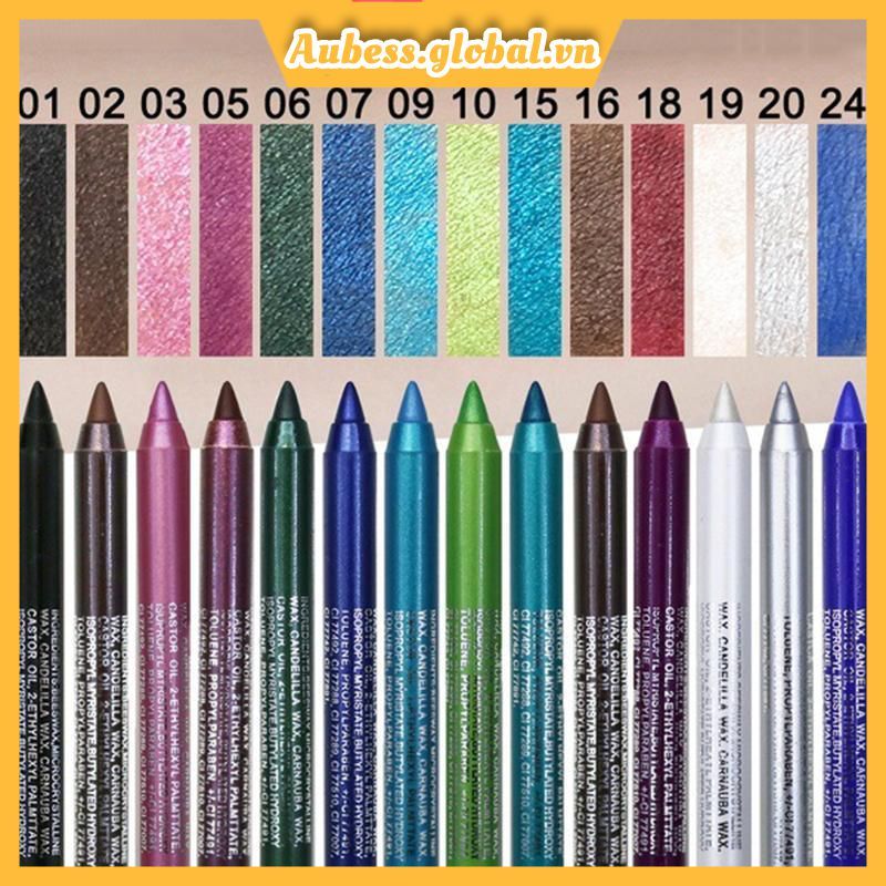 coza Fxwlkj 1pcs DNM Colorful Glitter Eyeliner Pen Set Waterproof Liquid Eyeliner Matte Pearl Green 
