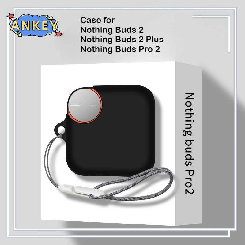 for CMF by Nothing Buds 2 Plus / Buds 2 / Buds Pro 2 Protective Case Nylon Lanyard Soft Cover Shells