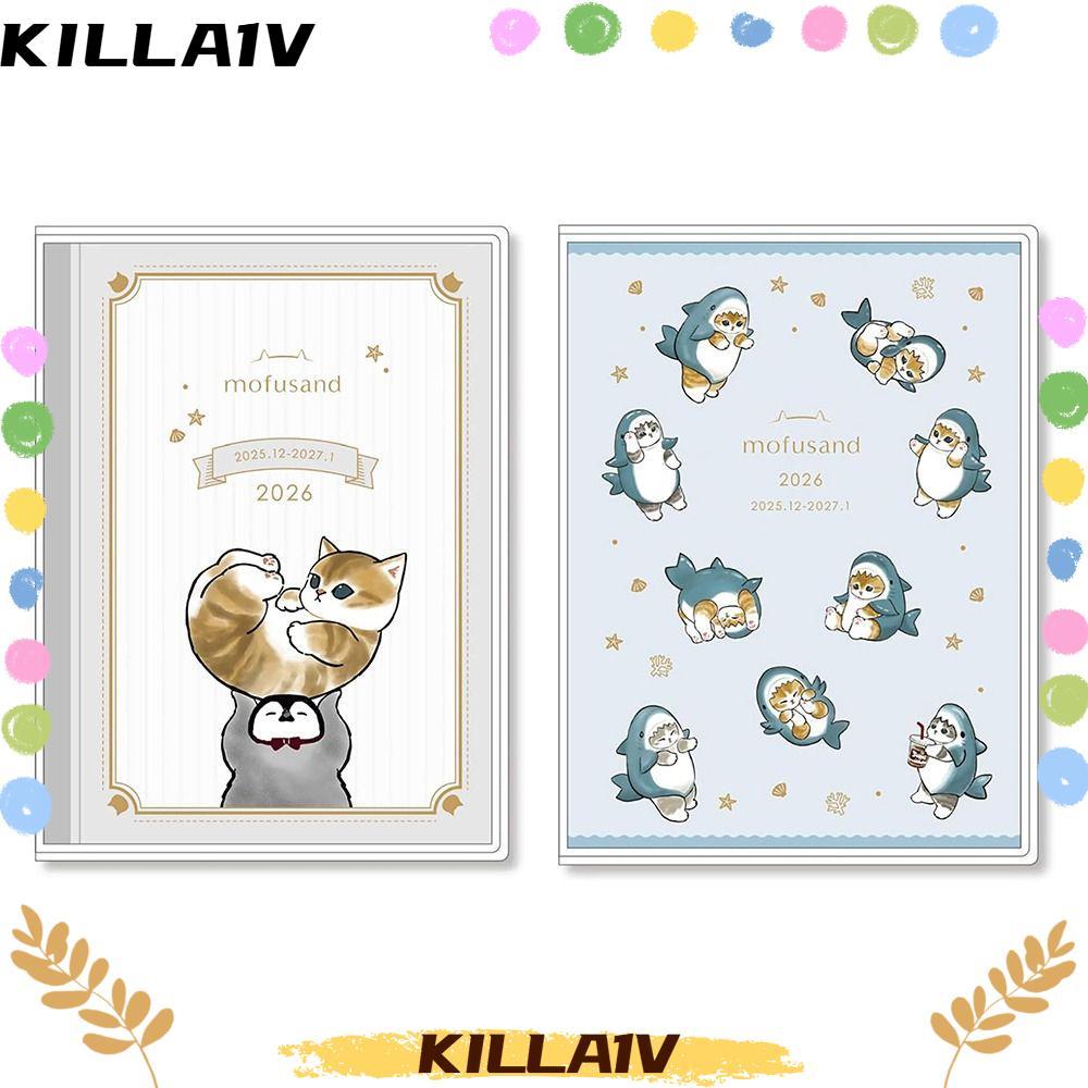 Sách chương trình nghị sự KILLA1V, Trang bên trong màu rêu 2026 Người lập kế hoạch, có lịch Hoạt hìn