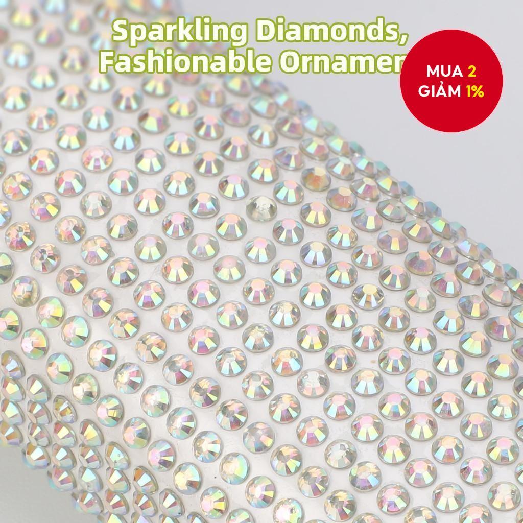 Quạt tản nhiệt Goojodoq GFS001 cầm tay DIY nhãn dán kim cương quạt tốc độ cao