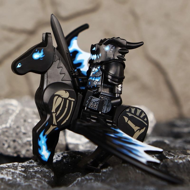 Tương thích với Lego 71047 Dungeons và Dragons Lucky Dragon Knight Full Set Khối xây dựng nhân vật n