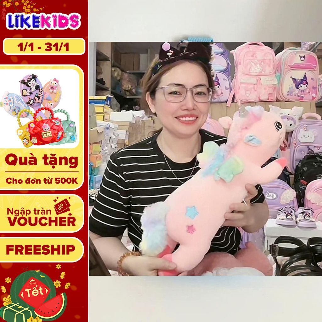 Gấu bông PONY NẰM đáng yêu cho bé - Likekids