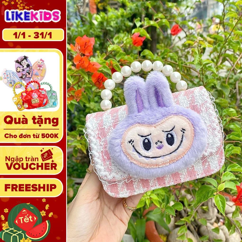 TÚI DẠ cho bé gái hoạ tiết LABUBU - LikeKids