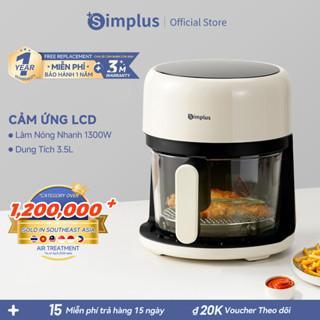  Simplus Nồi Chiên Không Dầu Dung Tích 3.5L Lòng Nồi Thủy Tinh KQZG017 - Bảo Hành 1 Năm 1 Đổi 1 