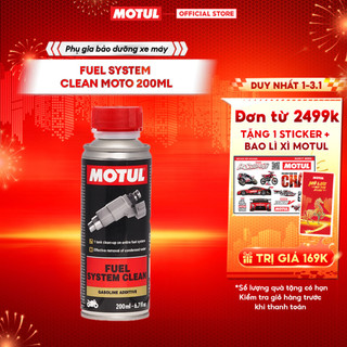  Phụ gia vệ sinh hệ thống nhiên liệu xe máy - FUEL SYSTEM CLEAN MOTO 200ml 