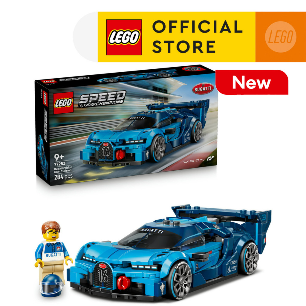 LEGO SPEED CHAMPIONS 77253 Đồ Chơi Lắp Ráp Siêu Xe Bugatti Vision GT (284 chi tiết)