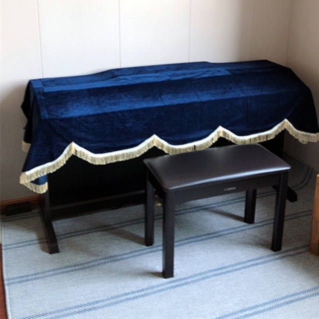 Vỏ Đàn Piano Vàng Nhung Điện Đàn Piano 88 Điện Vỏ Đàn Piano Thép Điện Chống Bụi Vỏ Đàn Piano Điện Tử