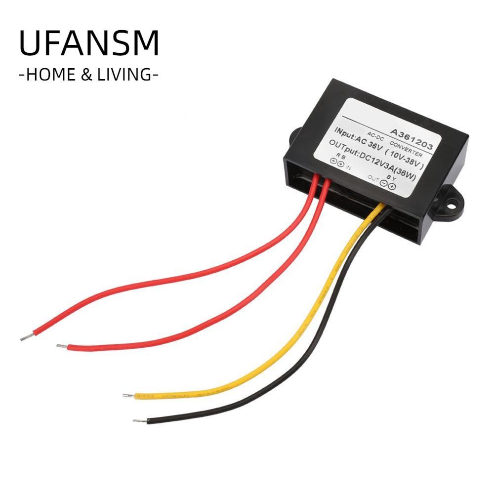 Bộ chuyển đổi nguồn điện AC DC UFASM, Mô-đun nguồn đầu ra 36W 3A, Đầu ra ổn định AC36V sang DC12V AC
