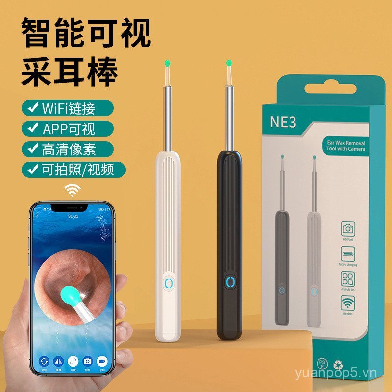 Bán Buôn Xuyên Biên Giới Trẻ Em NE3 PRO Visual Ear Picking Spoon Ear Picking Muỗng Làm Sạch Không Dâ