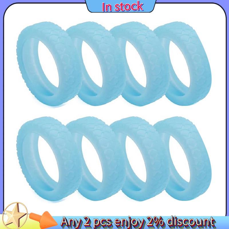 Còn hàng-8 Chiếc Vali Bánh Xe, Ngăn Hành Lý Silicon Bánh Xe Cho Hầu Hết 8 Bánh Xe Spinner