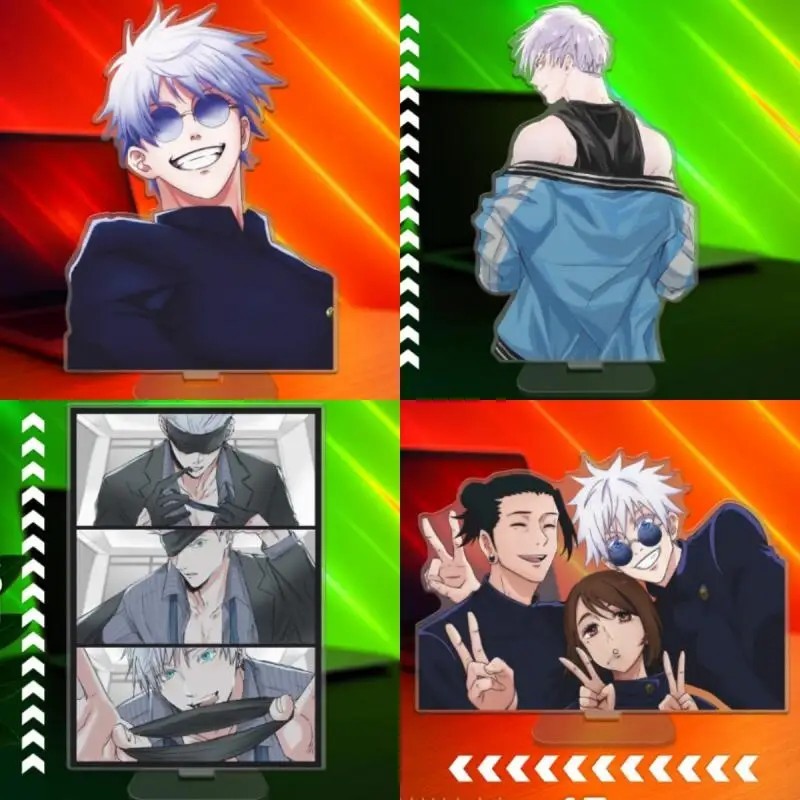 Standee Anime Jujutsu Kaisen Chú Thuật Hồi Chiến Gojo Satoru Geto Suguru Shoko Ieiri Mô Hình Mica Ac