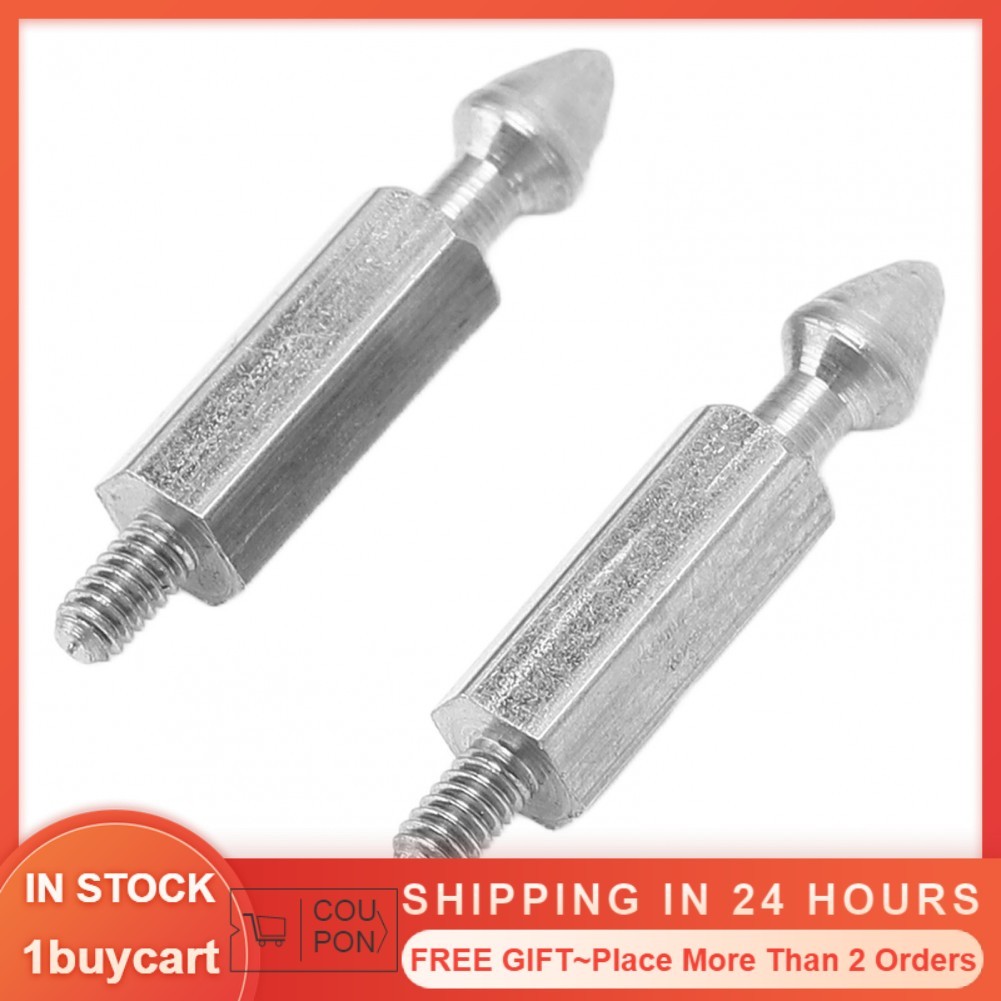 1buycart1 2 Chiếc RC Tán Gắn Bu Lông Máy Bay Trực Thăng Mũi Bao Hợp Kim Nhôm Bạc Cho FW200
