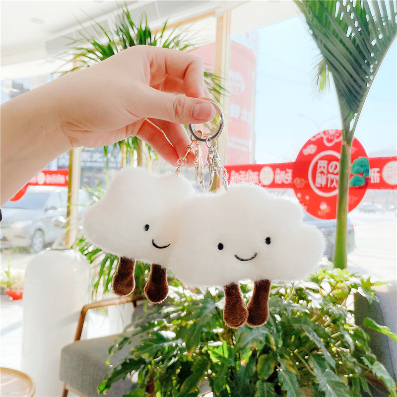 Nhật Bản Sáng Tạo Mây Trắng Trâm Đám Mây Mặt Dây Chuyền Hoạt Hình Đám Mây Dễ Thương Kẹp Tóc Sang Trọ