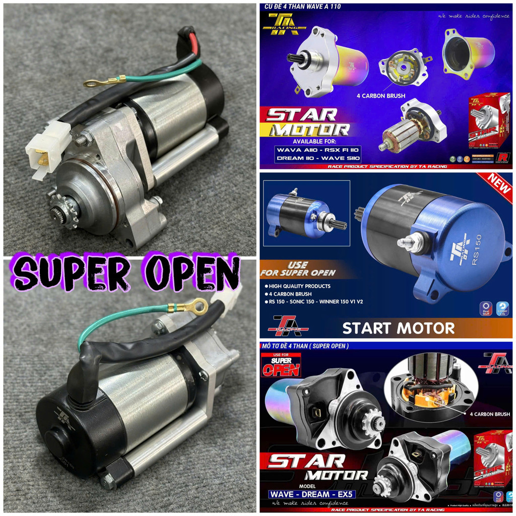 CỦ ĐỀ ĐỘ MẠNH TA RACING WAVE DREAM100 / ws110 /  fuled - funeo - wave 125 / 4 Than , super open siêu