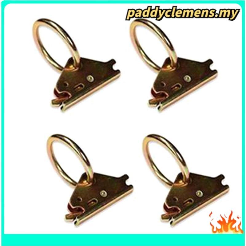 4 Gói Thép E-Track O-Ring Tie-Down Neo cho E-Track Tie-Down Hệ thống Hàng hóa an toàn trong Xe kéo p