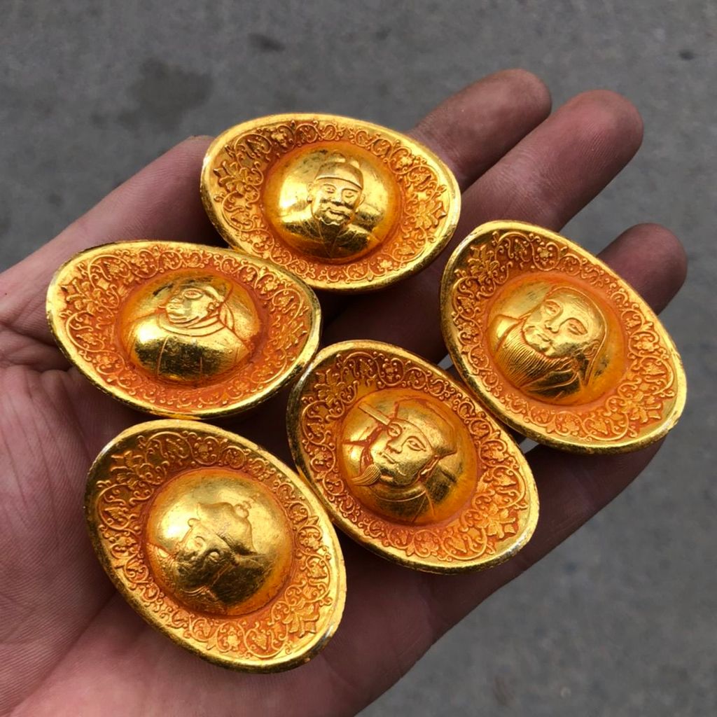 Bộ sưu tập tạp chí cổ Thỏi vàng Tang Song Triều Yuanming Qingming thỏi vàng Giá đơn ngẫu nhiên Gửi m