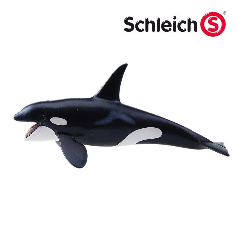 Đồ trang trí mô hình động vật biển Schleich 14697 Killer Whale Killer Whale Killer Whale Counter