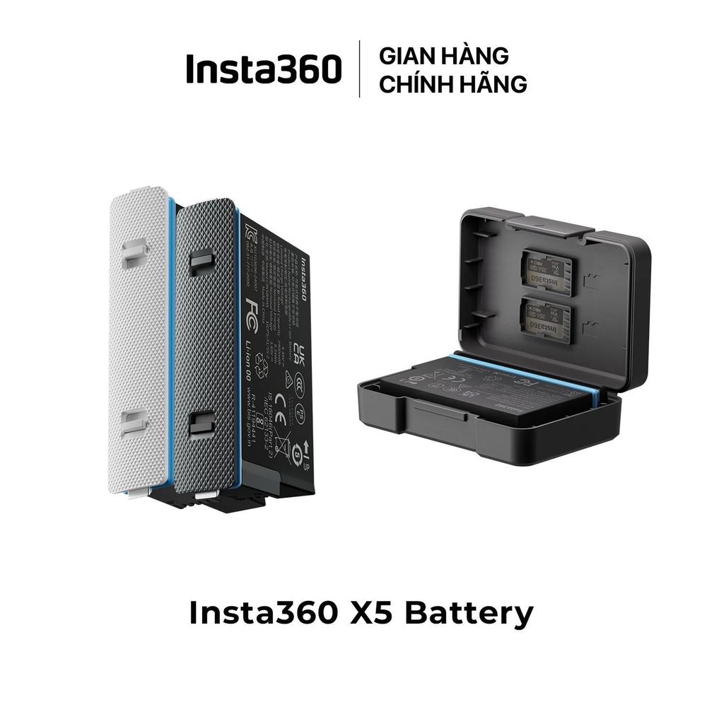 Insta360 X5 Battery - Pin Insta360 X5 Battery 2400mAh (Bao gồm Hộp đựng)