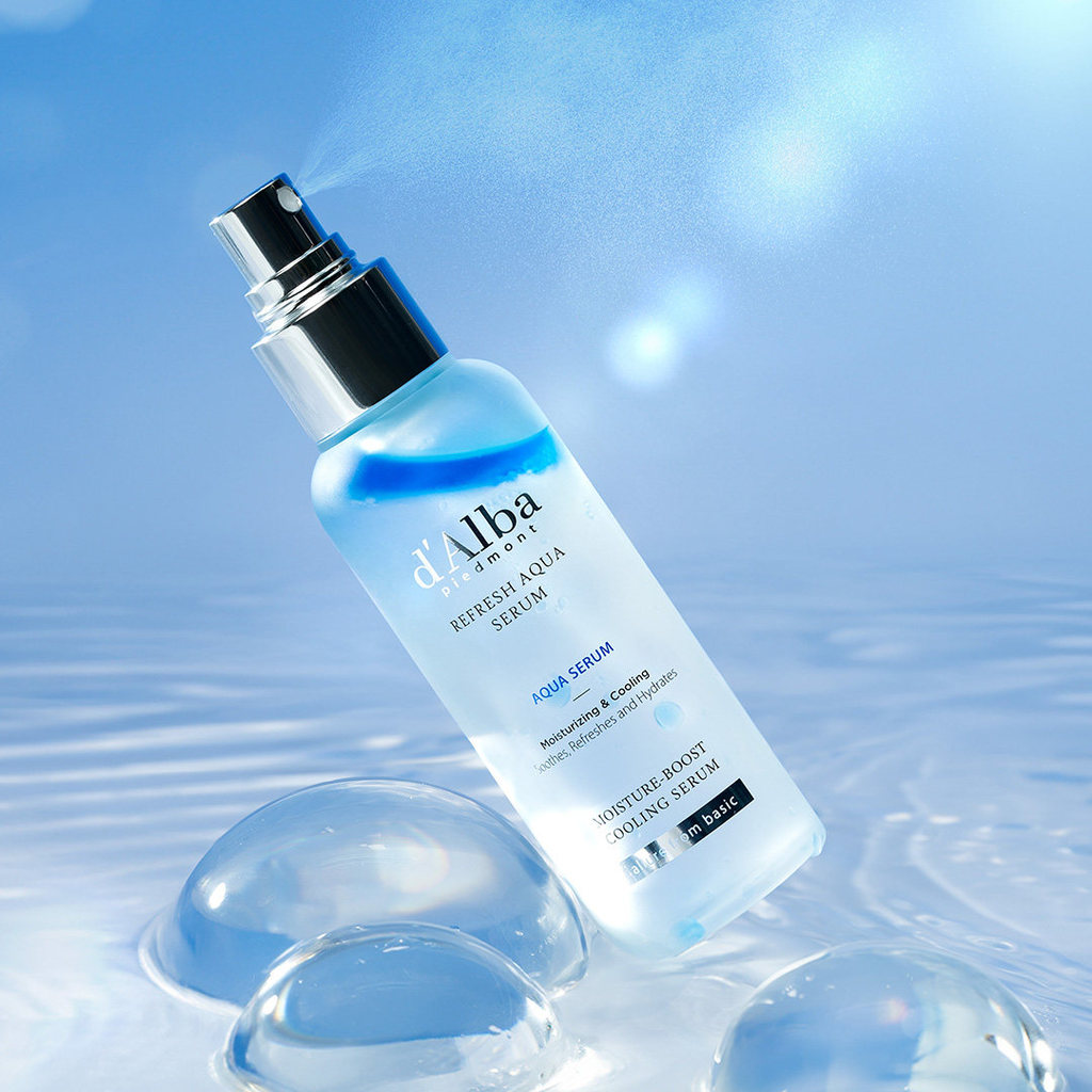️ Xịt Khoáng d'Alba Refresh Aqua 100ml – Làm Mát Da Tức Thì, Cấp Nước Nhanh, Da Mềm Mịn Không Bết