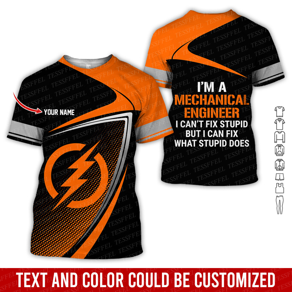 Tùy Chỉnh Tên Điện Lineman Graffiti Gradient Cosplay Công Nhân Áo Thun Unisex Bông Tai Kẹp 3DPrint Á