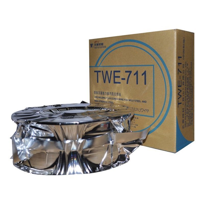 Dây hàn lõi bảo vệ kim cương bằng thép Carbon thấp TWE-712 Tiantai E71T-1C / E491T-1C