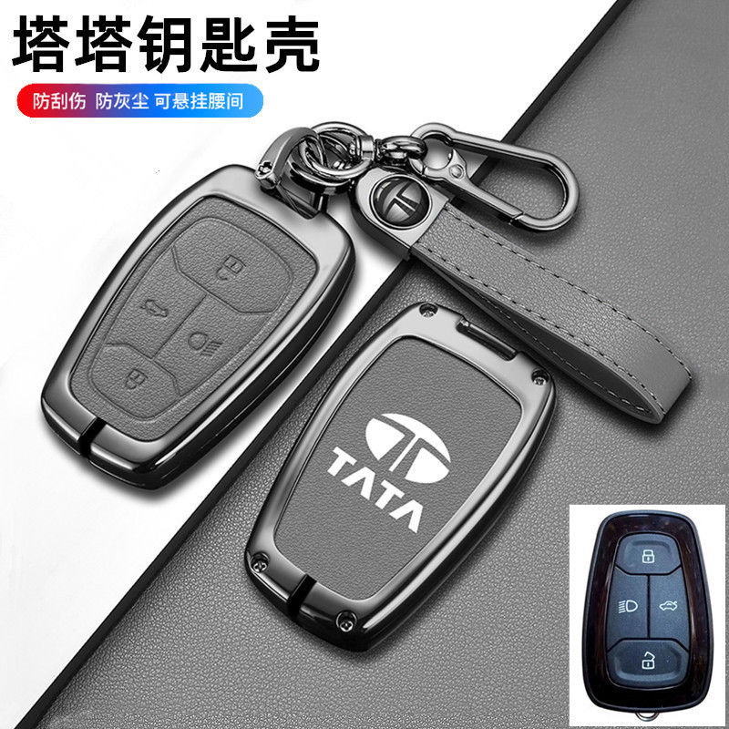 Thích hợp cho TATA Nexon TATA Safari Vỏ chìa khóa xe hơi Altrroz Ấn Độ Nexon Khóa vỏ bảo vệ