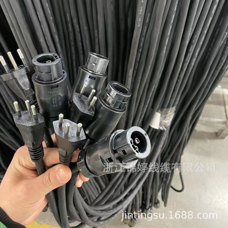 Thụy Sĩ IP20 Cắm Dây Nguồn H07RN-F3G1.5 Dây Cao Su BC01 Năng Lượng Mặt Trời Thu Nhỏ Quang Điện Biến 
