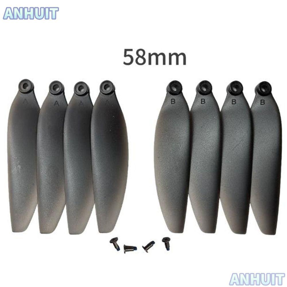 Lưỡi quạt gấp ANHUIT, Phụ tùng máy bay không người lái điều khiển từ xa bằng nhựa 58mm / 66mm, Lưỡi 