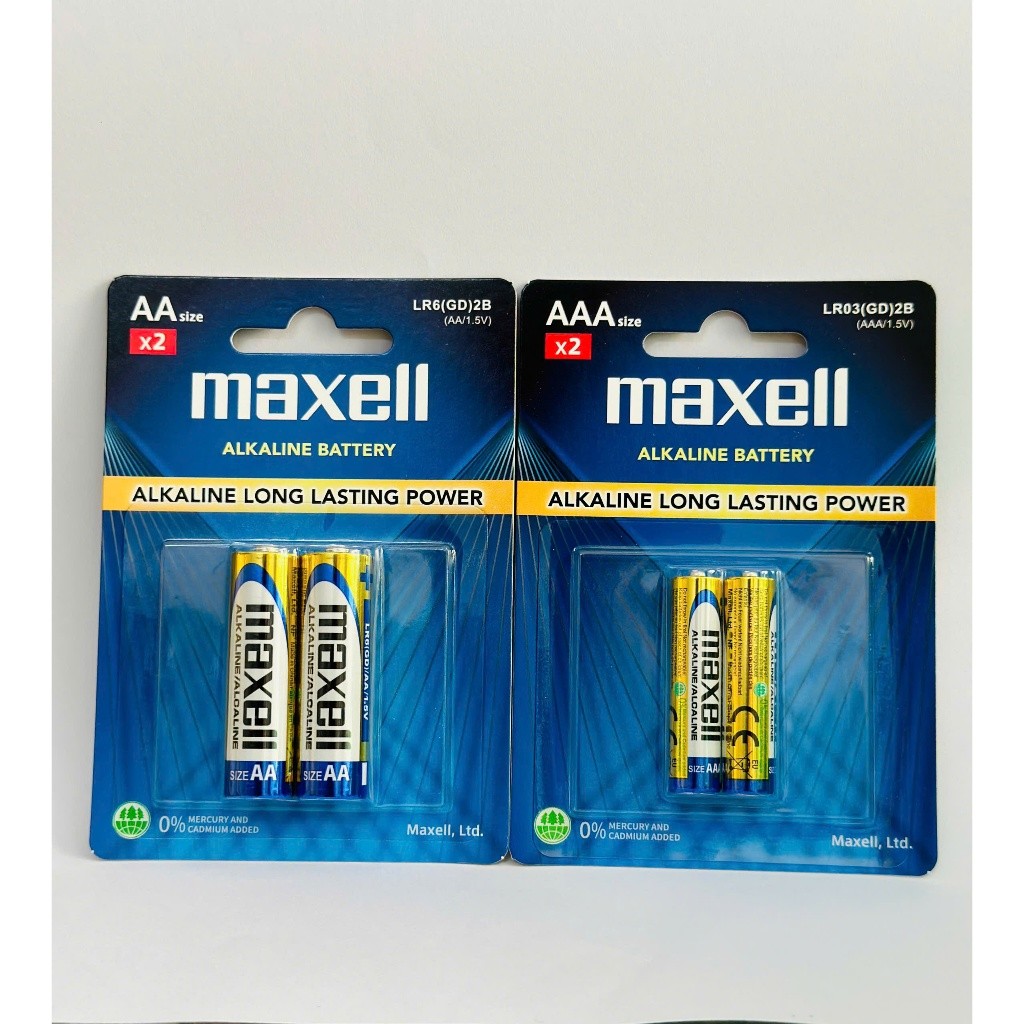 pin aaa, pin aa maxell alkaline 2 viên. Pin maxell AA, AAA chính hãng Lỗi 1 đổi 1