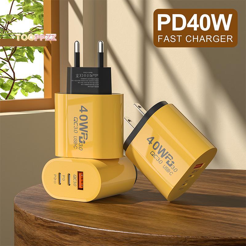 tooppzz 40W USB C Charger Quick Charge 3.0 PD Type C Phone Charger - Quick Charger new