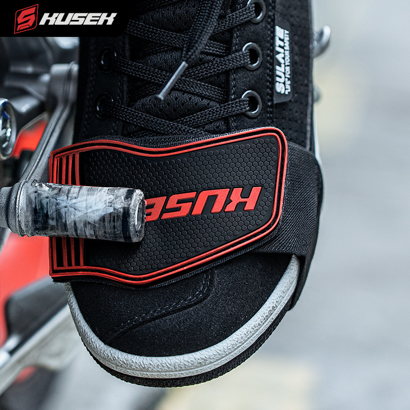 【Ready Stock】 Kusek Motorcycle with Stops Shoe Cover Gear Protective Cover Motorcycle Gear Cover Boo